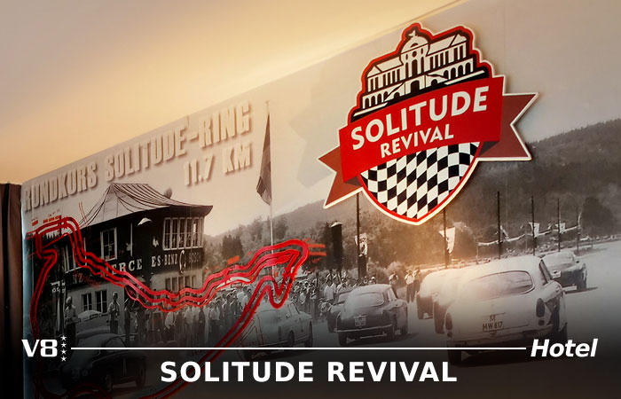 Rundkurs Solitude Revival im Motorworld Themenhotel Deutschland.