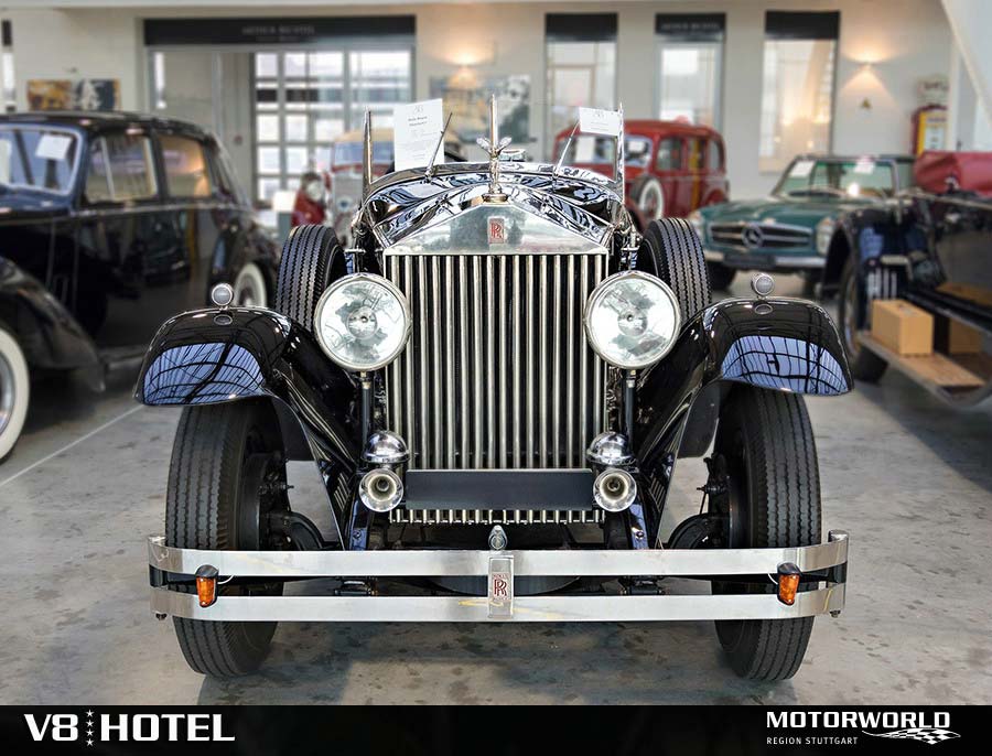 Rolls Royce in the trading hall Motorworld Region Stuttgart