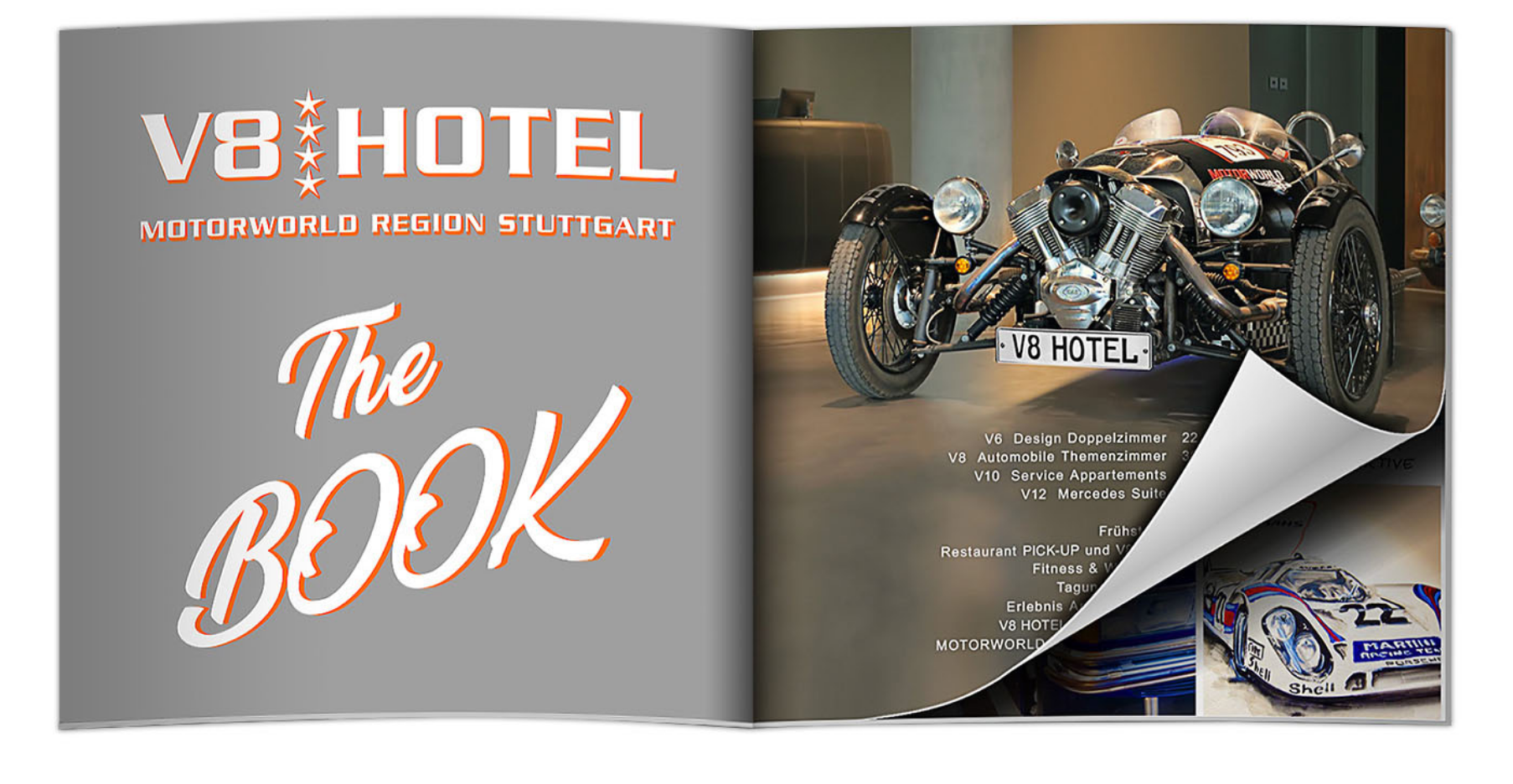 The V8 Hotel brochure